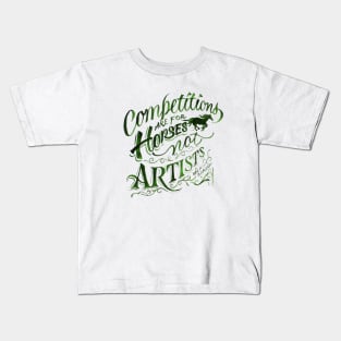 Artists are all friends Kids T-Shirt